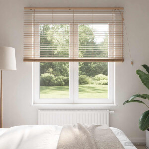 vidaXL Venetiaanse jaloezie Eiken Look 150 x 160 cm 35 mm