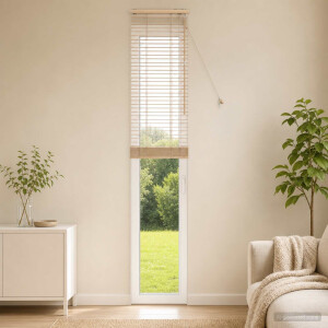 vidaXL Venetiaanse jaloezie Eiken Look 50 x 250 cm 35 mm