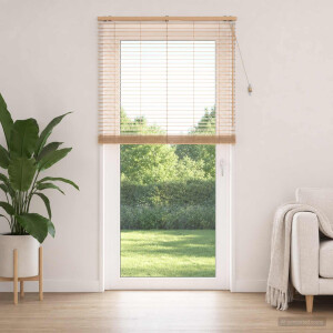vidaXL Venetiaanse jaloezie Eiken Look 140 x 250 cm 35 mm