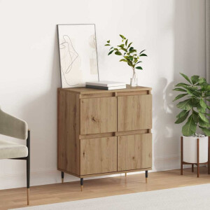 vidaXL Dressoir Artisan Eiken 60 x 35 x 70 cm