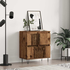 vidaXL Dressoir Oudhout 60 x 35 x 70 cm