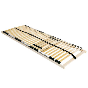 vidaXL Lattenbodem Bruin 140 x 190 cm Massief beukenhout