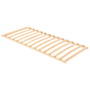 vidaXL Lattenbodem Bruin 90 x 190 cm Massief beukenhout
