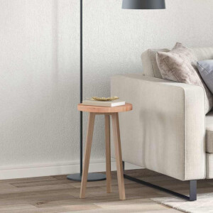 vidaXL Tafelblad Licht Bruin Ø 30 x 2,5 cm Massief Eikenhout