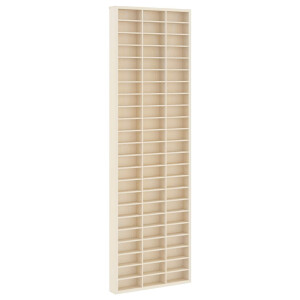 vidaXL Muurdisplaykast met plank Beige 30 x 4,5 x 96 cm Bewerkt hout