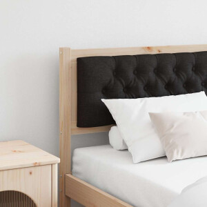 vidaXL Hoofdbord Anders Bruin en zwart 160 cm Massief grenenhout