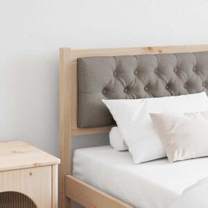 vidaXL Hoofdbord Anders Bruin en taupe 160 cm Massief grenenhout