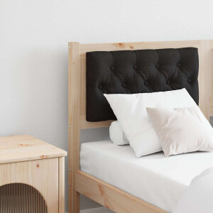 vidaXL Hoofdbord Anders Bruin en zwart 140 cm Massief grenenhout