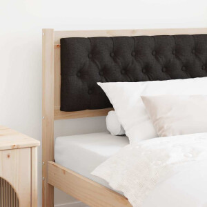 vidaXL Hoofdbord Anders Bruin en zwart 100 cm Massief grenenhout