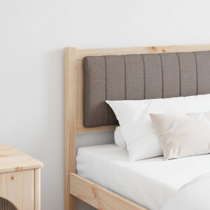 vidaXL Gestoffeerd hoofdbord Bruin 180 cm Massief grenenhout