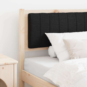 vidaXL Gestoffeerd hoofdbord Bruin 90 cm Massief grenenhout