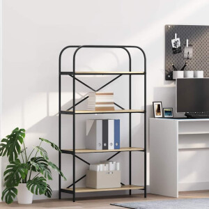 vidaXL Boekenkast Sonoma Eiken 80 x 30 x 146 cm Bewerkt hout