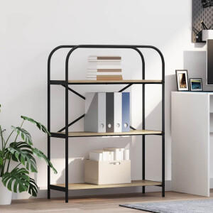 vidaXL Boekenkast Sonoma Eiken 80 x 30 x 109 cm Bewerkt hout