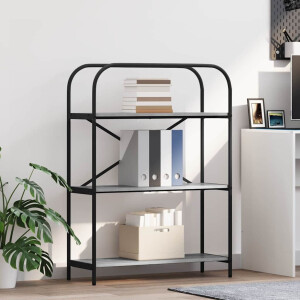 vidaXL Boekenkast Grijs Sonoma 80 x 30 x 109 cm Bewerkt hout