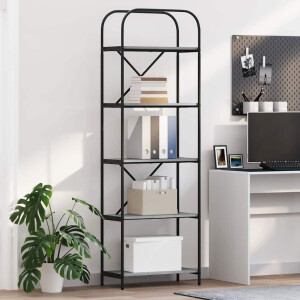 vidaXL Boekenkast Grijs Sonoma 60 x 30 x 183 cm Bewerkt hout