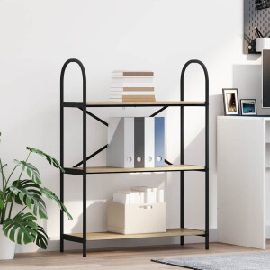 vidaXL Boekenkast Sonoma Eiken 80 x 30 x 109 cm Bewerkt hout