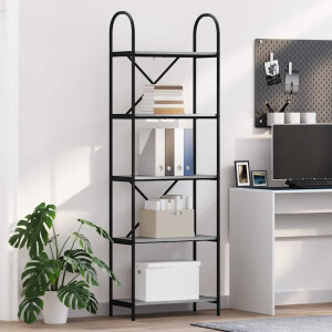 vidaXL Boekenkast Grijs Sonoma 60 x 30 x 183 cm Bewerkt hout