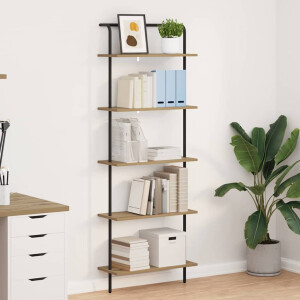 vidaXL Boekenkast Artisan Eiken 60 x 24 x 168 cm Bewerkt hout