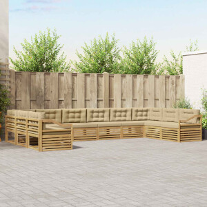 vidaXL Sofa-Sets Massief Acaciahout