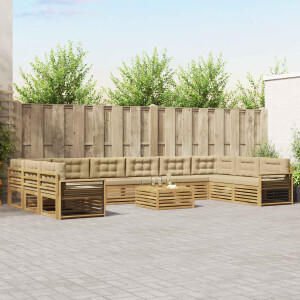 vidaXL Sofa-Sets Massief Acaciahout