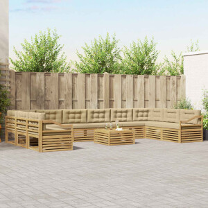 vidaXL Sofa-Sets Massief Acaciahout