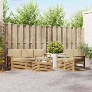 vidaXL Sofa-Sets Massief Acaciahout