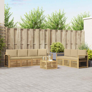 vidaXL Sofa-Sets Massief Acaciahout