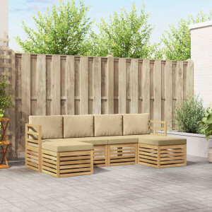 vidaXL Sofa-Sets Massief Acaciahout