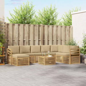 vidaXL Sofa-Sets Massief Acaciahout