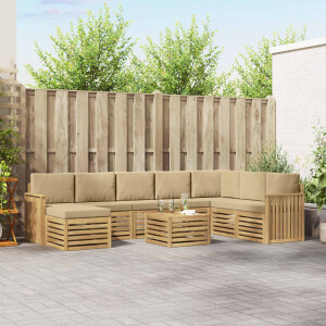 vidaXL Sofa-Sets Massief Acaciahout