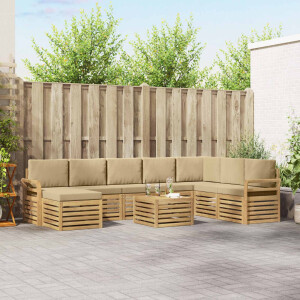 vidaXL Sofa-Sets Massief Acaciahout