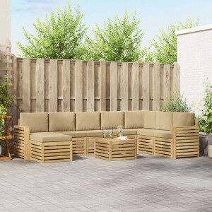 vidaXL Sofa-Sets Massief Acaciahout