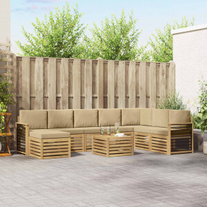 vidaXL Sofa-Sets Massief Acaciahout