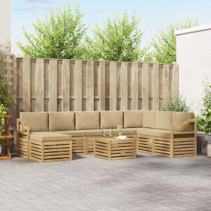 vidaXL Sofa-Sets Massief Acaciahout