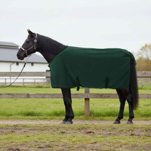vidaXL Paardendeken Volledig Donkergroen 75 cm Polyester