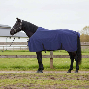 vidaXL Paardendeken Marineblauw 125 cm Polyester