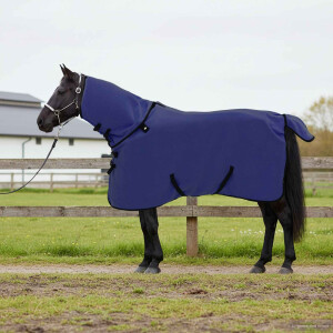 vidaXL Paardendeken Marineblauw 75 cm Polyester