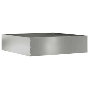 vidaXL Tuinrand Zilver 50 x 50 x 13 cm Gegalvaniseerd staal