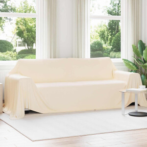 vidaXL Kleden 6 pcs Crème 350 x 270 cm Fleece