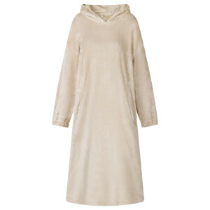 vidaXL Deken hoodie Beige l Flanel