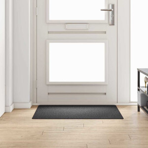 vidaXL Tapijt Loper Donkergrijs 100 x 100 cm 100% Polypropyleen