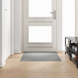 vidaXL Tapijt Loper Lichtgrijs 100 x 150 cm 100% Polypropyleen