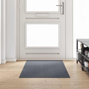 vidaXL Tapijt Loper Grijs 80 x 200 cm Stof