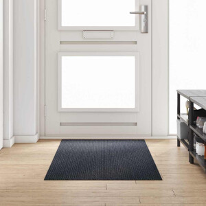 vidaXL Tapijt Loper Antraciet 80 x 200 cm Stof