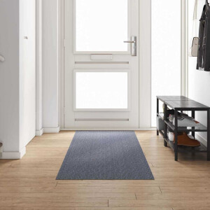 vidaXL Tapijt Loper Lichtgrijs 80 x 300 cm Stof