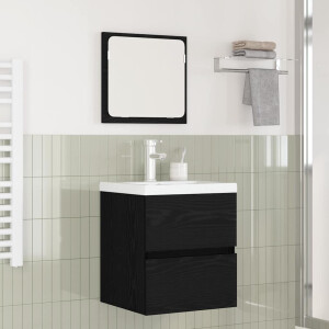 vidaXL Badkamermeubelset met lade 3 pcs Artisan eiken en Wit Medium