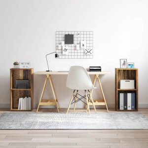 vidaXL Tv-meubelset 2 pcs Oud Hout 37 x 35 x 72 cm Bewerkt hout