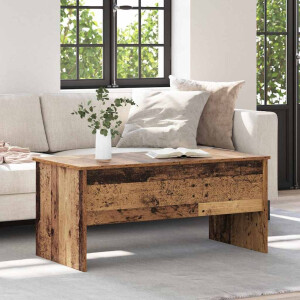 vidaXL Salontafel Oud Hout 102 x 50,5 x 46,5 cm Bewerkt hout