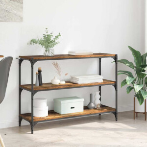 vidaXL Boekenkast Oud hout 100 x 33 x 71 cm Bewerkt hout
