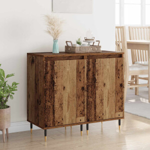 vidaXL Dressoir 2 pcs Oud Hout 40 x 35 x 70 cm